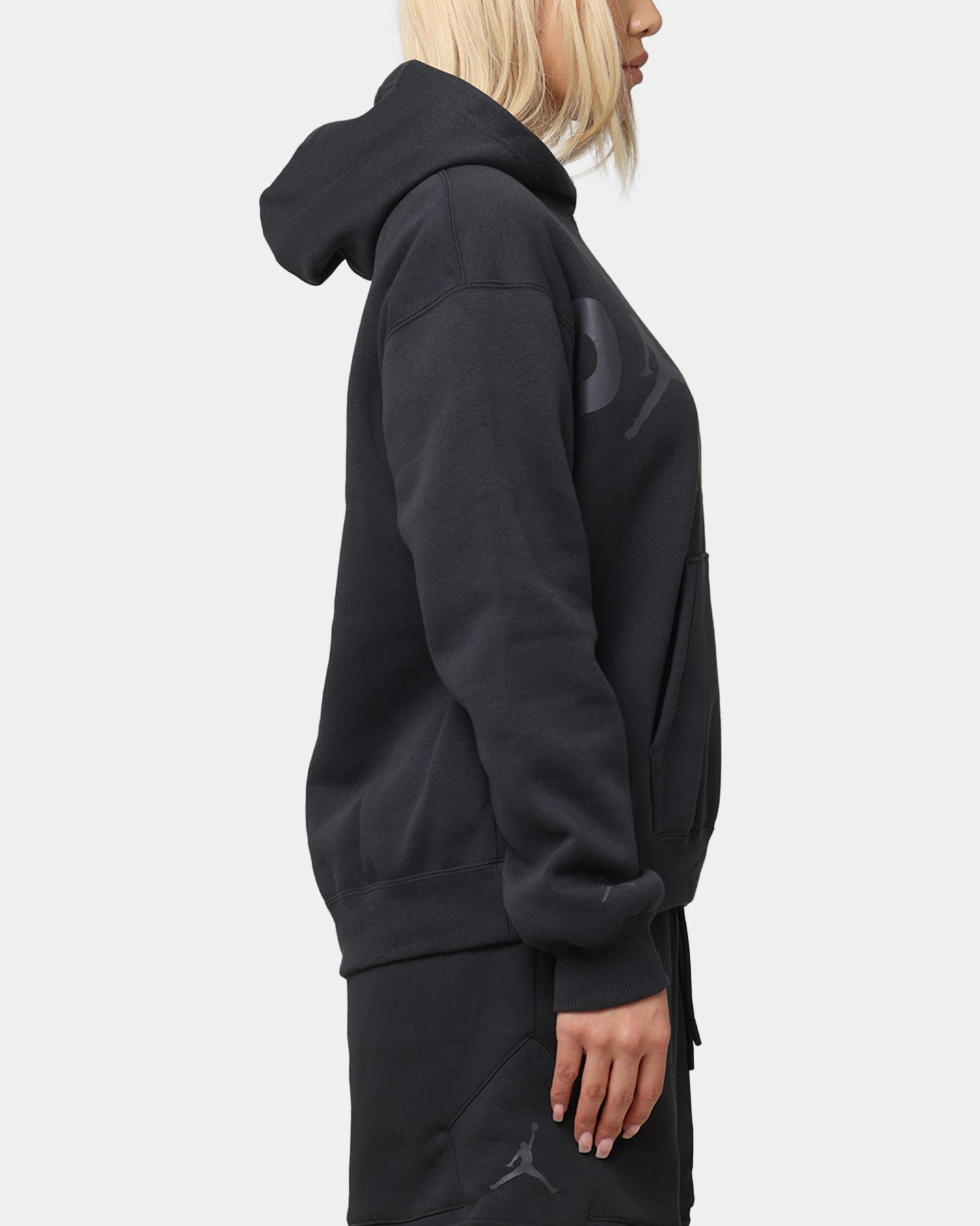 Jordan Women's Paris Saint-Germain Brooklyn Fleece Graphic Pullover Hoodie Off Noir Work Comfort