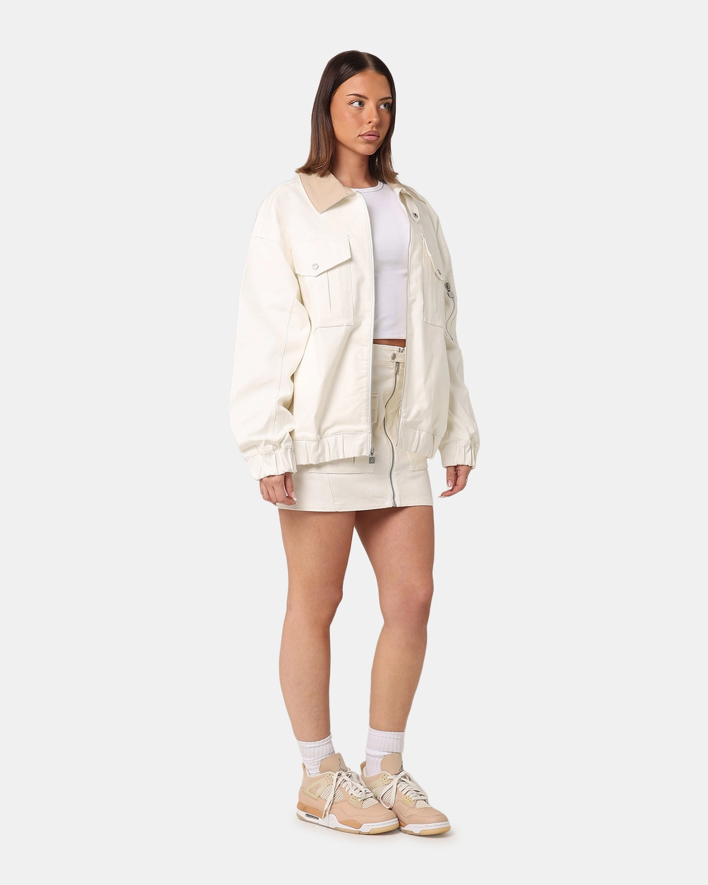 Beach Casual Warmth Jordan Women's Renegade Jacket Sail/Legen Md Brown