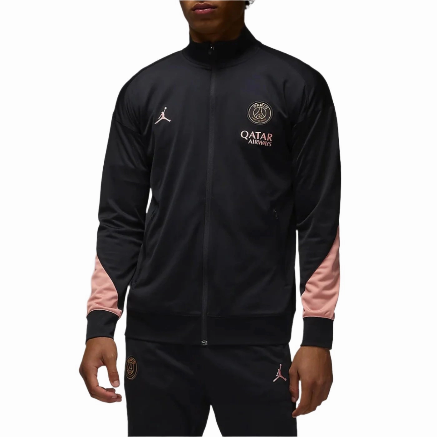 Biomechanical Fit Analysis Jordan x PSG black UCL training presentation tracksuit 2024/25 - Nike