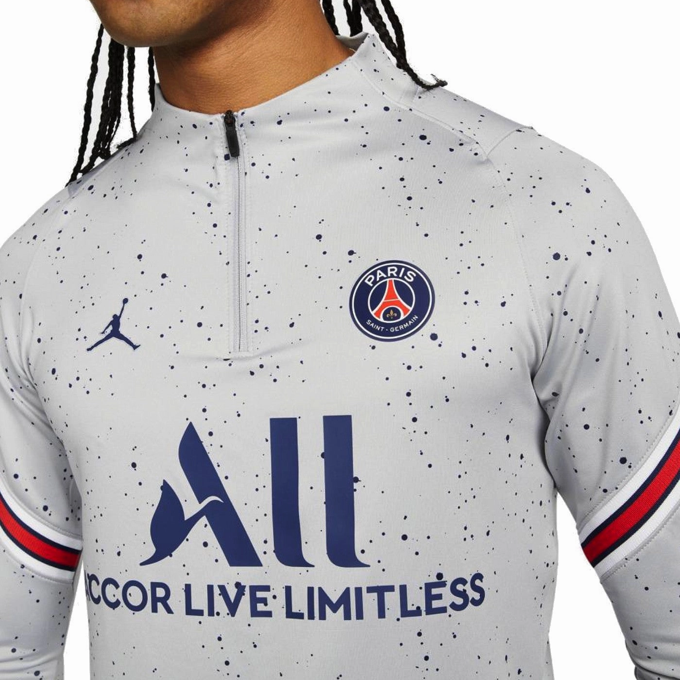 DropIn Pocket Design Jordan x PSG soccer training technical tracksuit 2022 - Jordan
