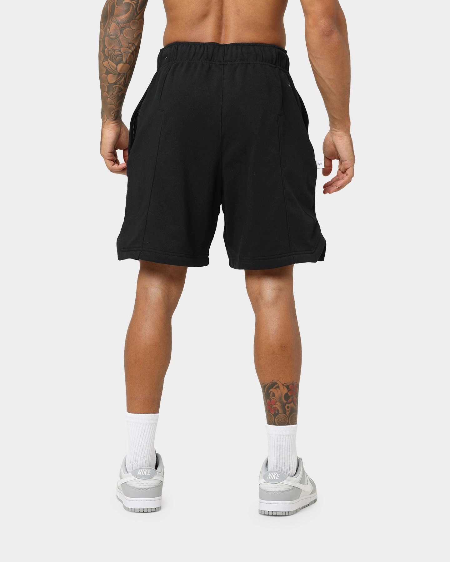 light texture Jordan Zion Fleece Shorts Black