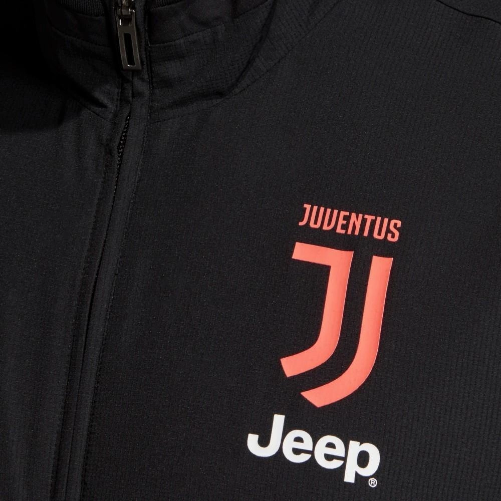 Long Sleeves Juventus black training presentation Soccer tracksuit 2019/20 - Adidas