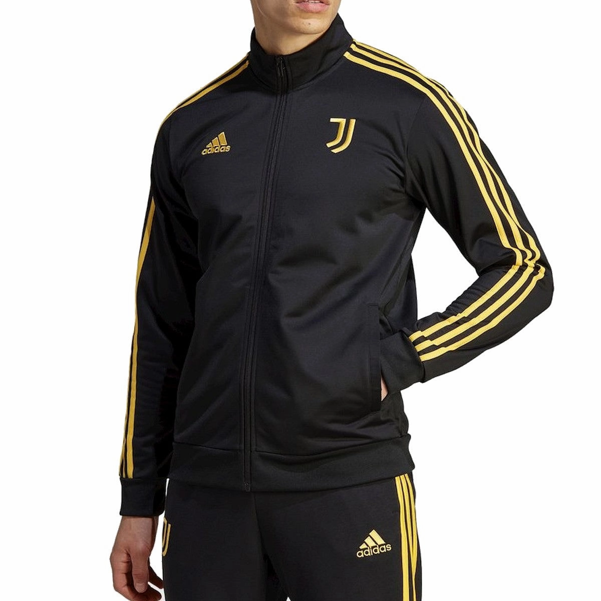 boot Juventus Casual 3S black presentation tracksuit 2023/24 - Adidas