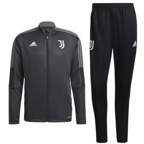 Sporty Performance interest Juventus dark grey training bench Soccer tracksuit 2021/22 - Adidas