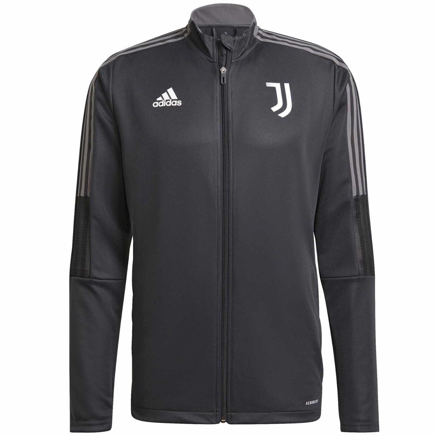 roller rink Juventus dark grey training bench Soccer tracksuit 2021/22 - Adidas