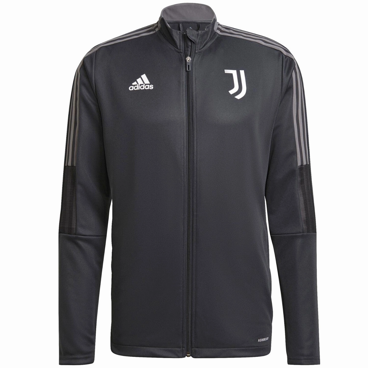 Juventus dark grey training bench Soccer tracksuit 2021/22 - Adidas Urban Performance Odor-free