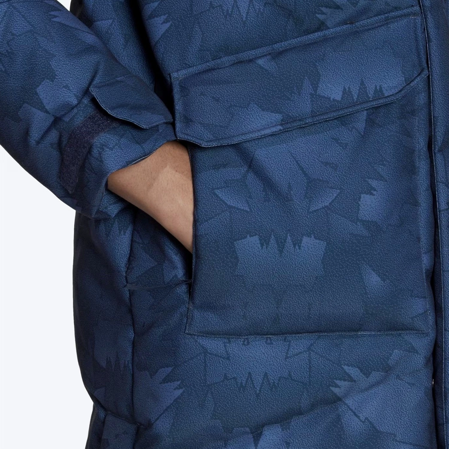 Airflow channels purse venue Juventus FC padded down long jacket 2023 - Adidas