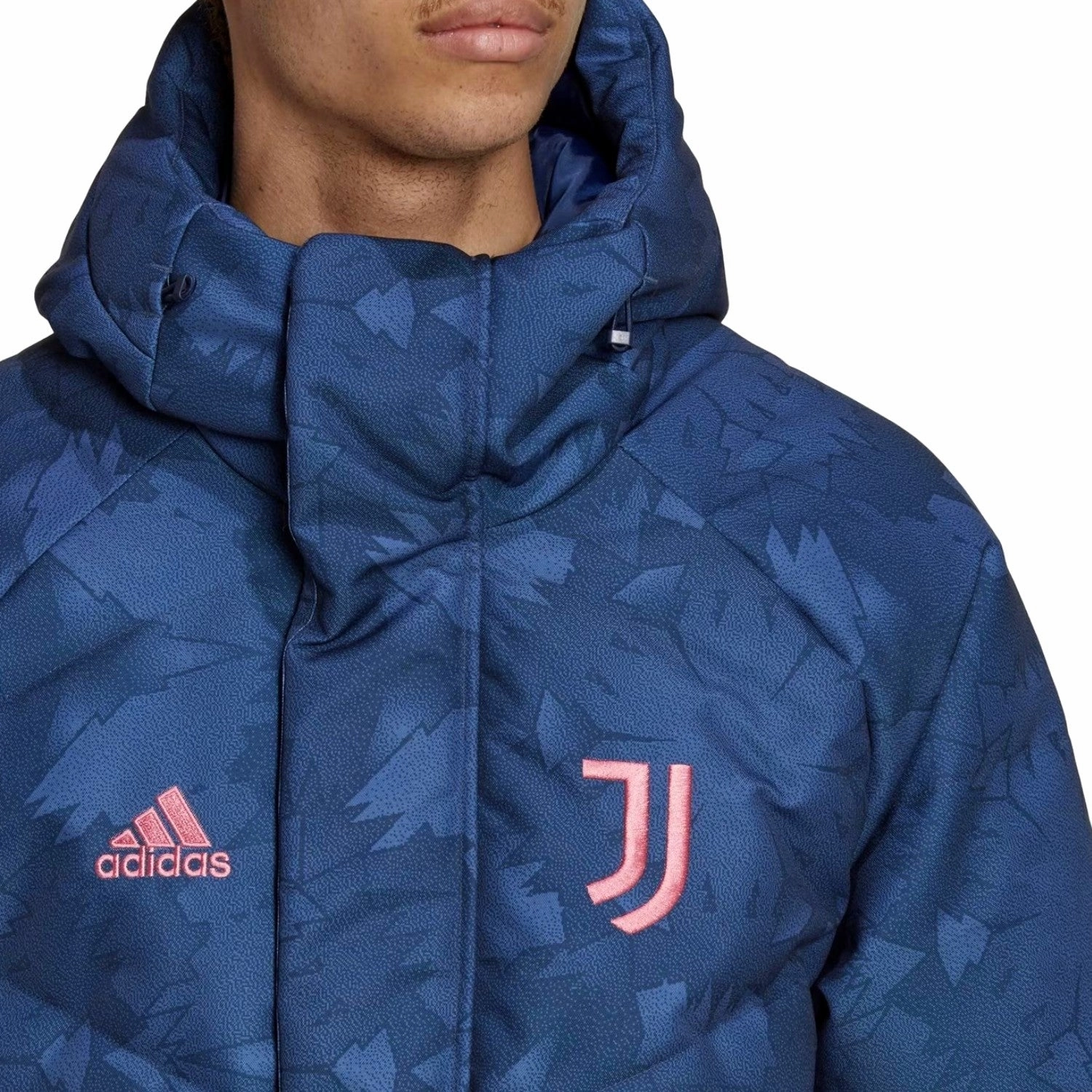 ImpactDispersing Fabric Technology Juventus FC padded down long jacket 2023 - Adidas