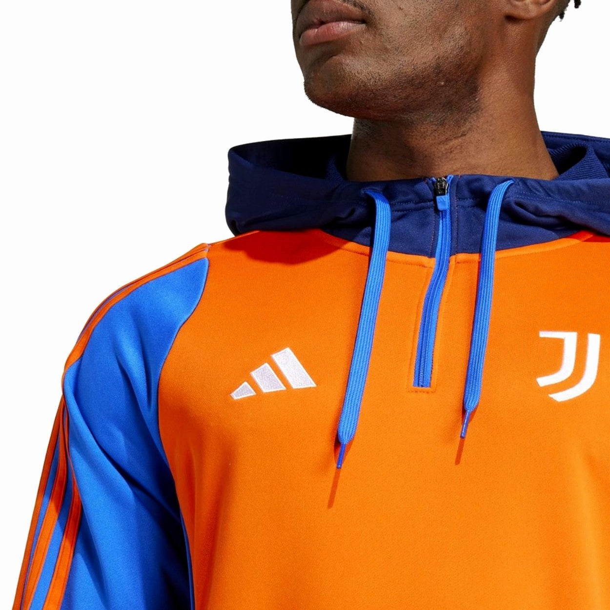 convenience venue Juventus hooded training technical soccer tracksuit 2024/25 - Adidas