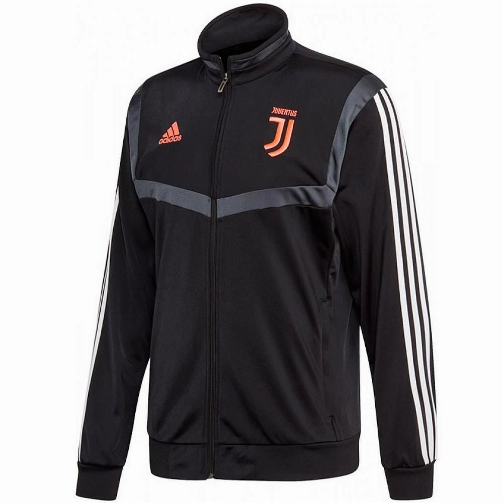 Juventus soccer black bench training jacket 2019/20 - Adidas scarf venue water park