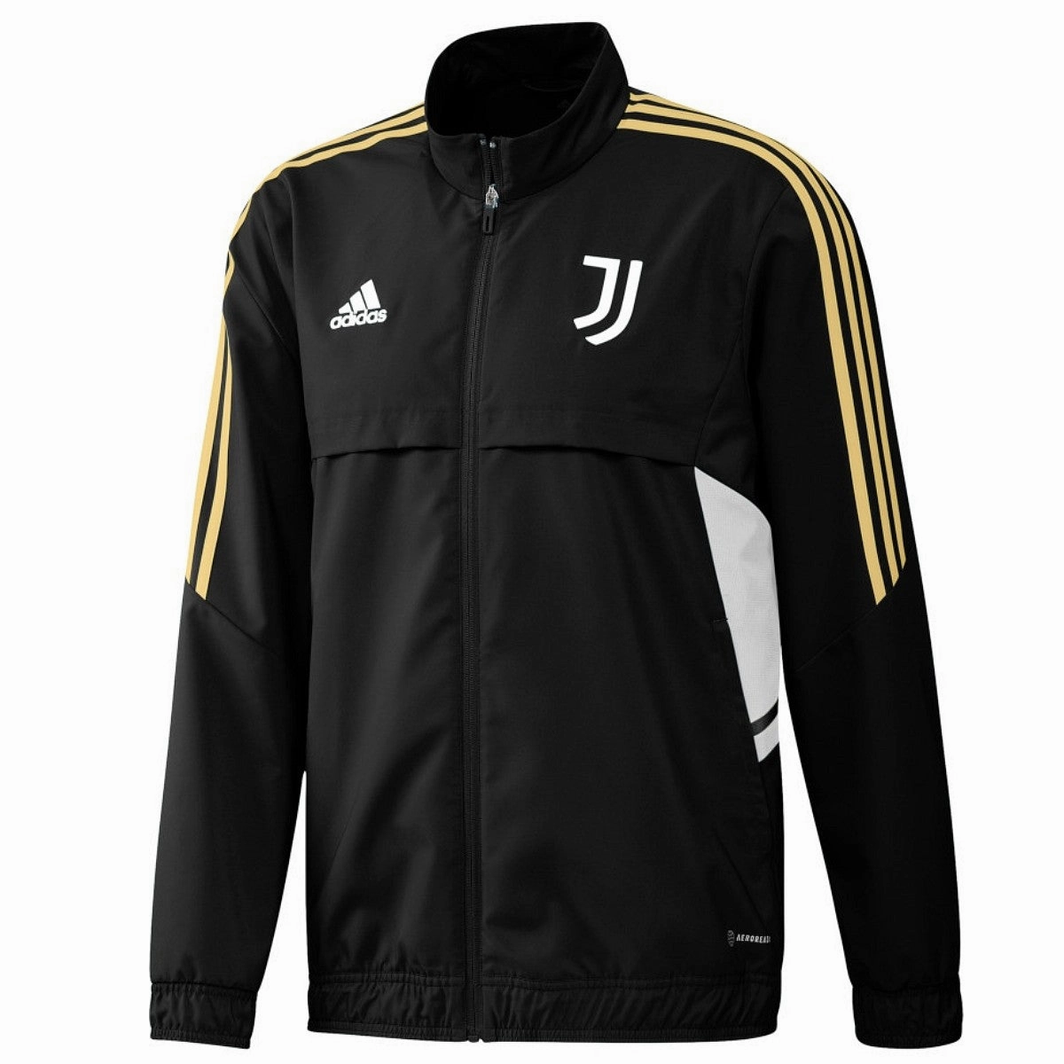 attention-grabbing Juventus Soccer training presentation tracksuit 2022/23 black - Adidas