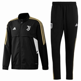 Juventus Soccer training presentation tracksuit 2022/23 black - Adidas Collectible