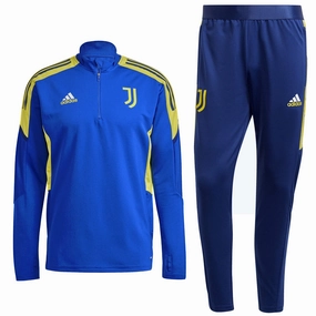 Durable Polyester Blend Tagless Neck Label Juventus UCL training technical Soccer tracksuit 2021/22 - Adidas