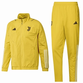 Juventus yellow training presentation Soccer tracksuit 2024 - Adidas User-Friendly