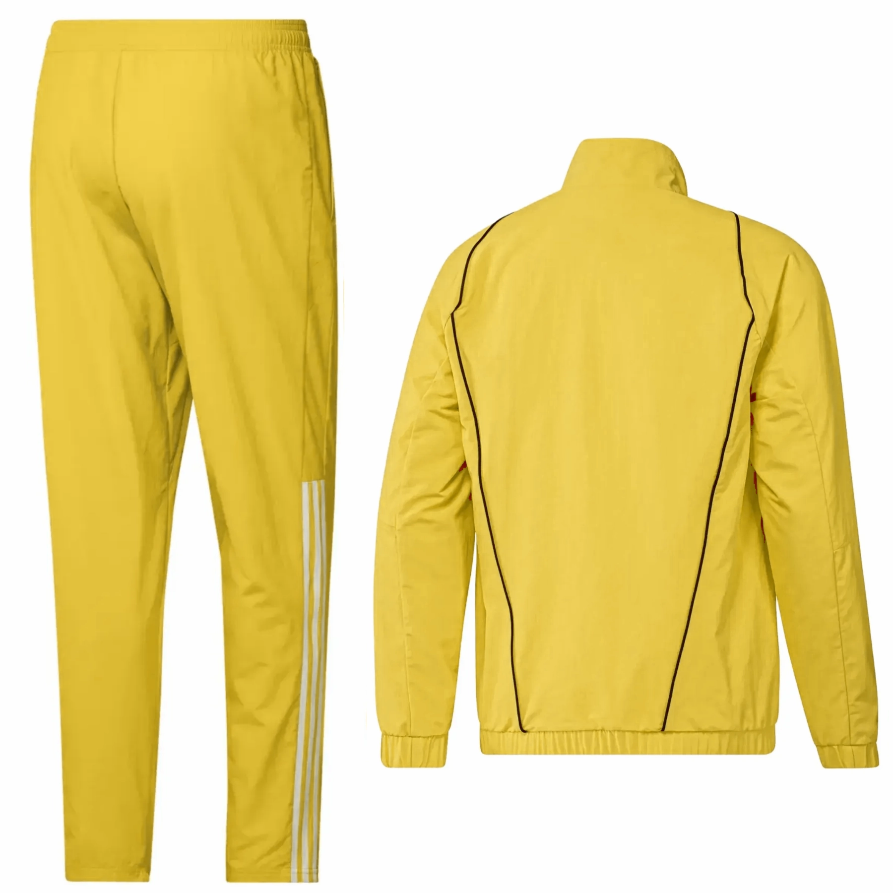 Juventus yellow training presentation Soccer tracksuit 2024 - Adidas Modal emotion venue
