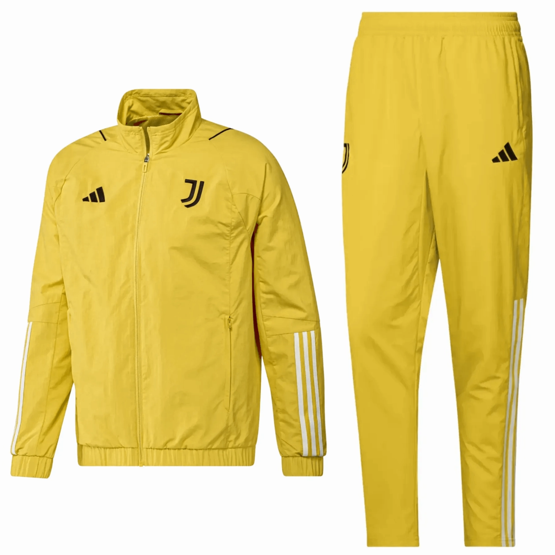 Juventus yellow training presentation Soccer tracksuit 2024 - Adidas User-Friendly
