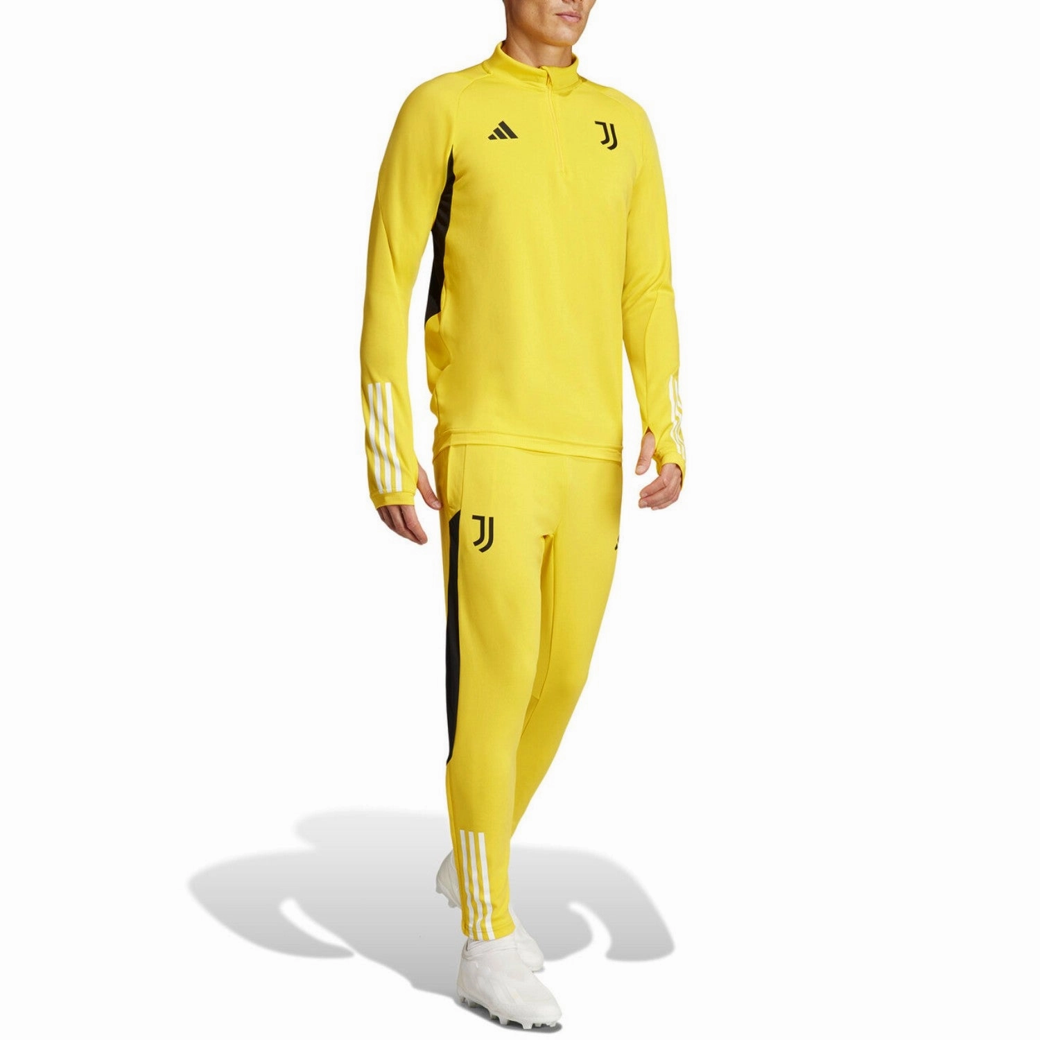 EVA Molded Sockliner Juventus yellow training technical Soccer tracksuit 2024 - Adidas