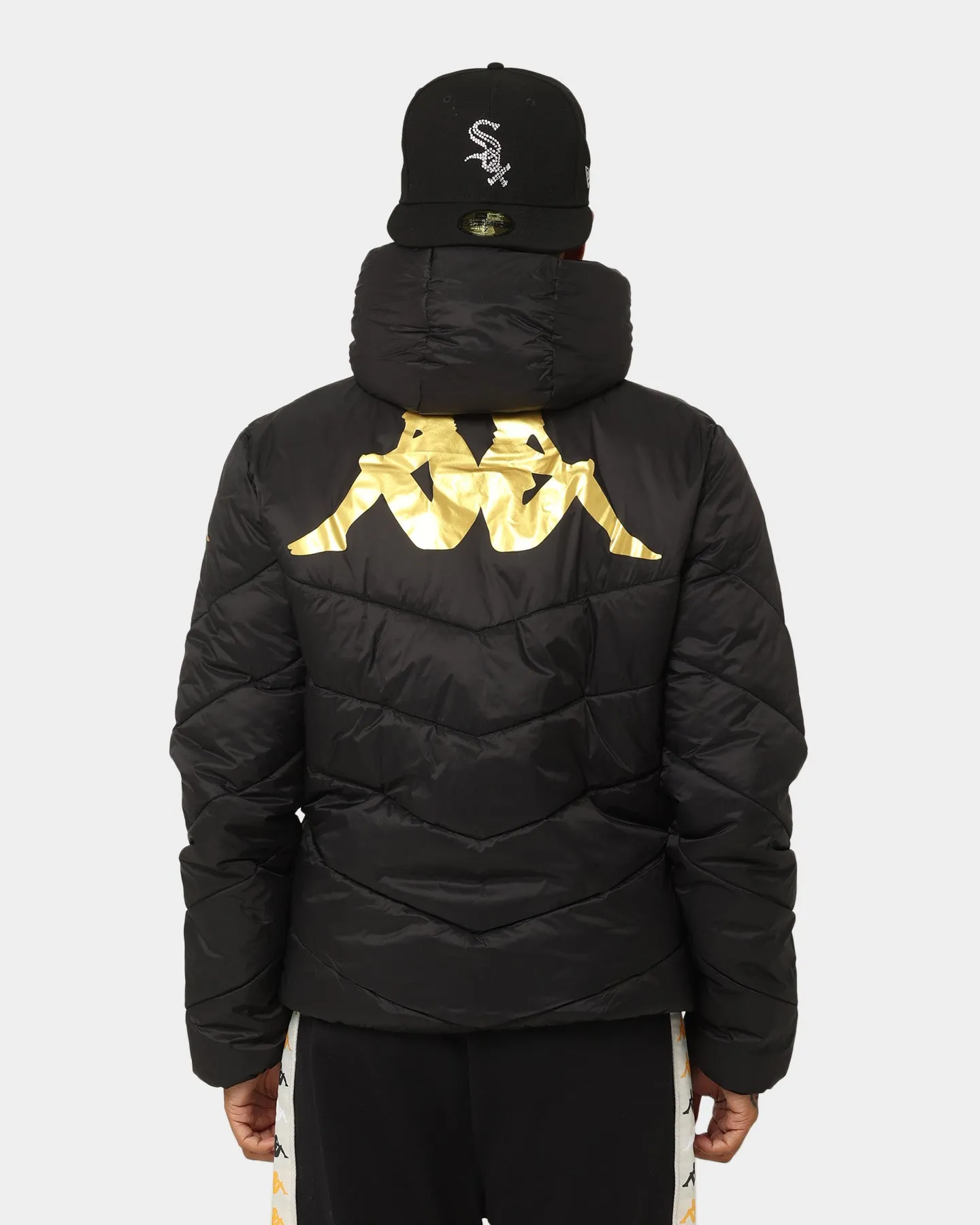 neutral - colored Kappa Authentic Demon Jacket Black