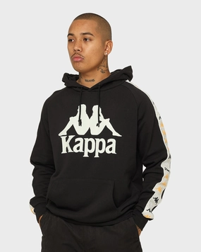 Streetwear Fashion Kappa 222 Banda Hurtado 4 Hoodie Black Smoke/Grey