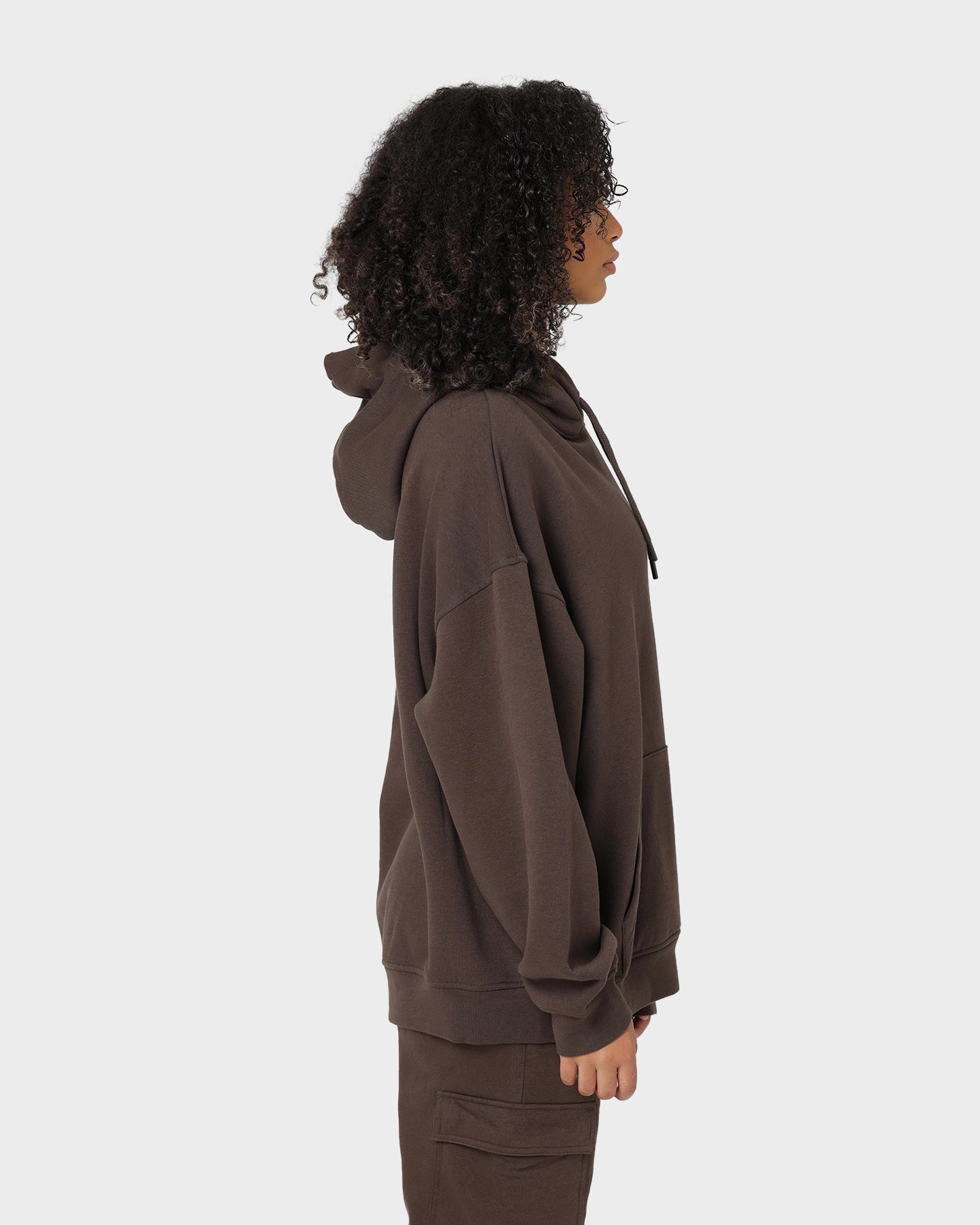 KAPPA Authentic Diran Hoodie Brown Coffee/Grey Chic Skill