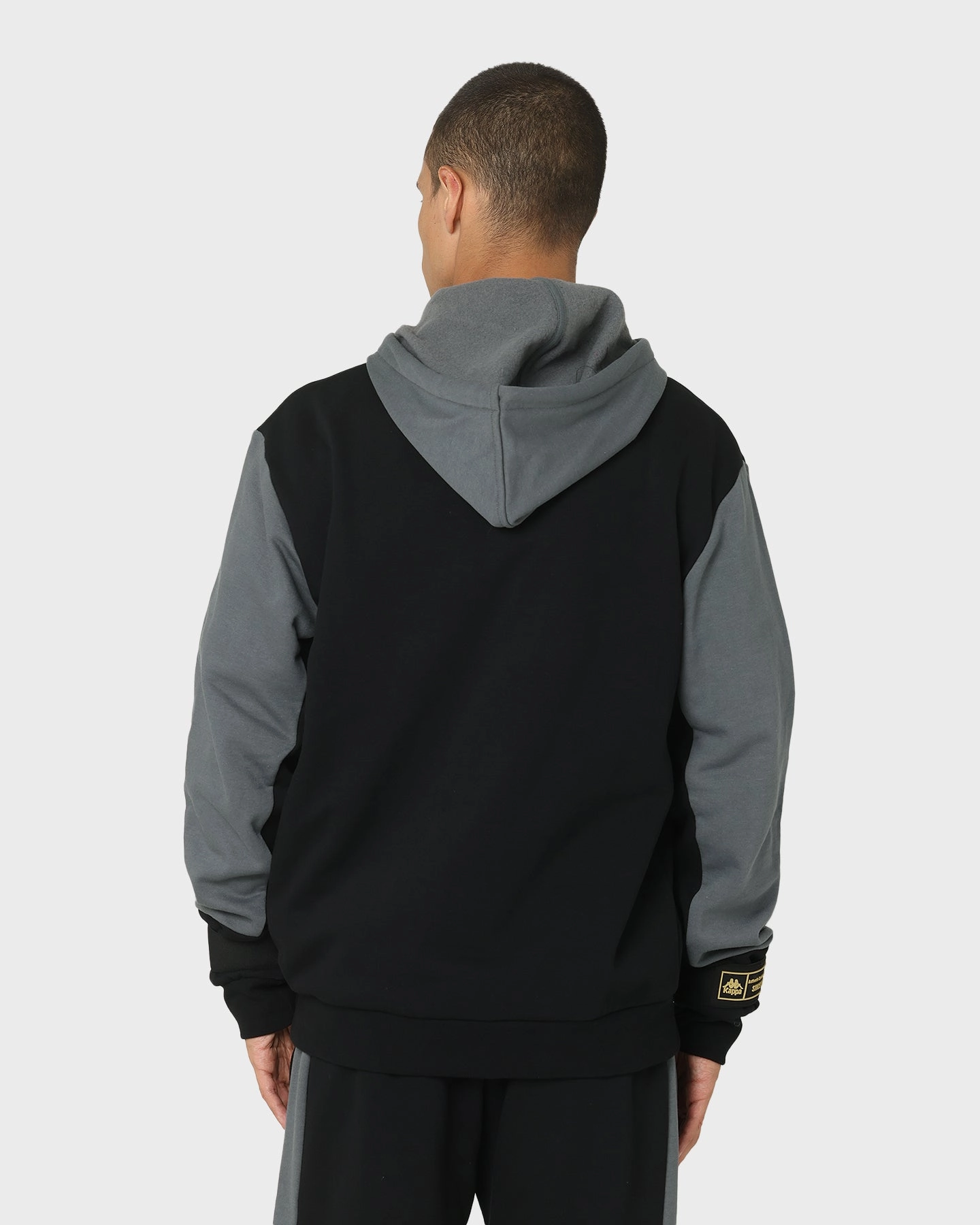 Kappa Authentic Frax Hoodie Black/Gold size - inclusive