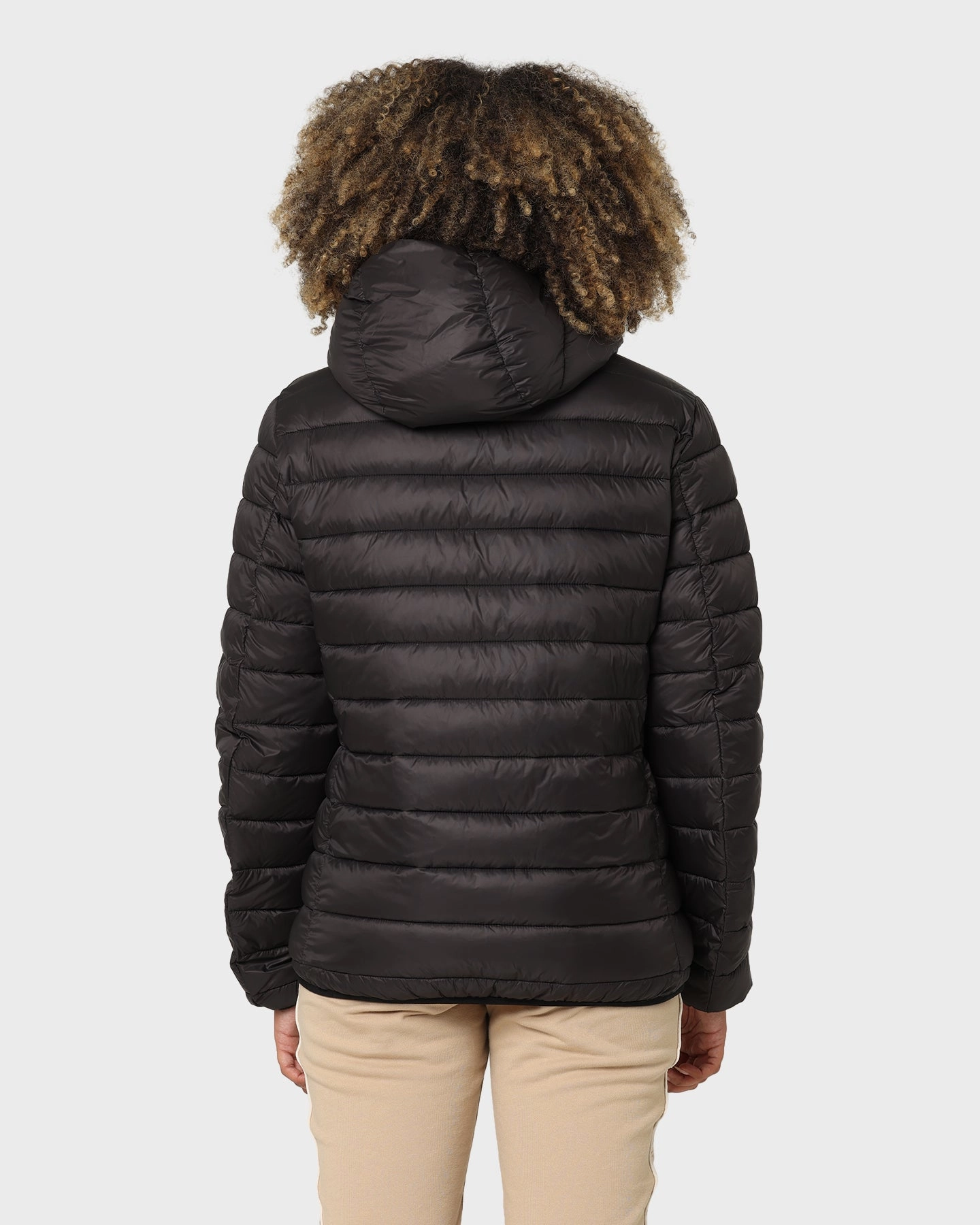 Kappa Logo Astro Puffer Jacket Black Alternative