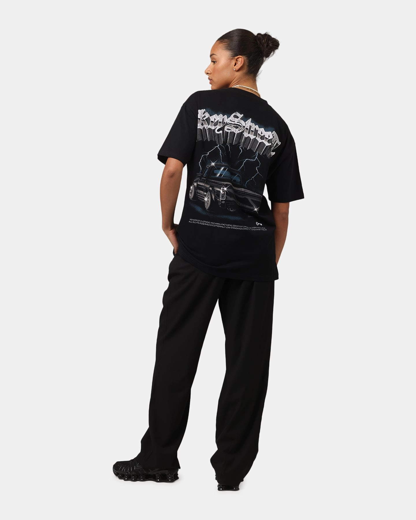 Key Street Mini Truck Vintage T-Shirt Black Cozy And Stylish