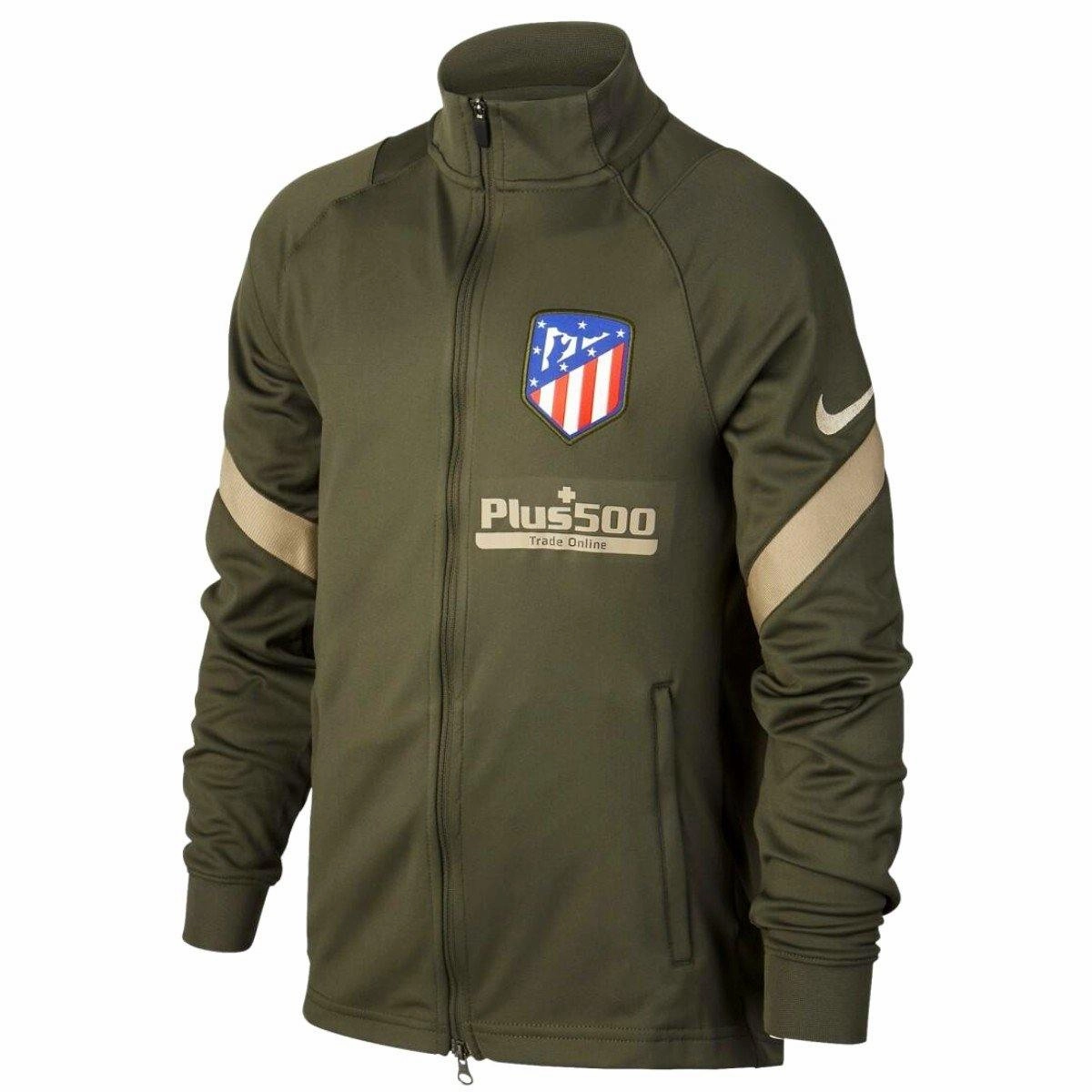 Full Flex Discount Kids - Atletico Madrid green presentation Soccer tracksuit 2020/21 - Nike