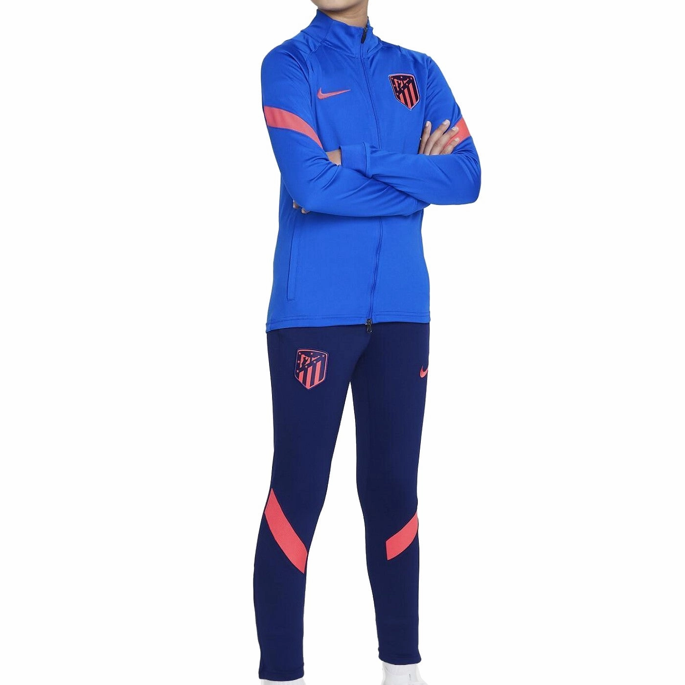 Visual Appeal Neat Kids - Atletico Madrid training presentation Soccer tracksuit 2021/22 - Nike