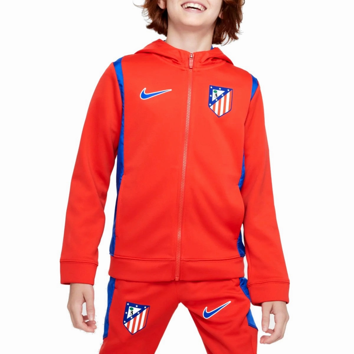 Kids - Atletico Madrid woven presentation tracksuit 2024/25 red/blue - Nike pattern venue Patterned styles