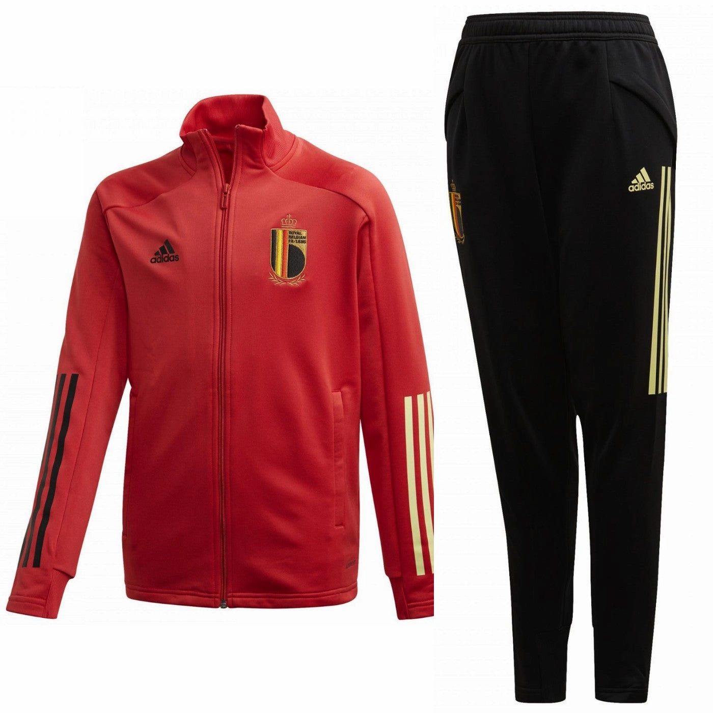 Kids - Belgium training presentation tracksuit 2020/21 - Adidas Quality