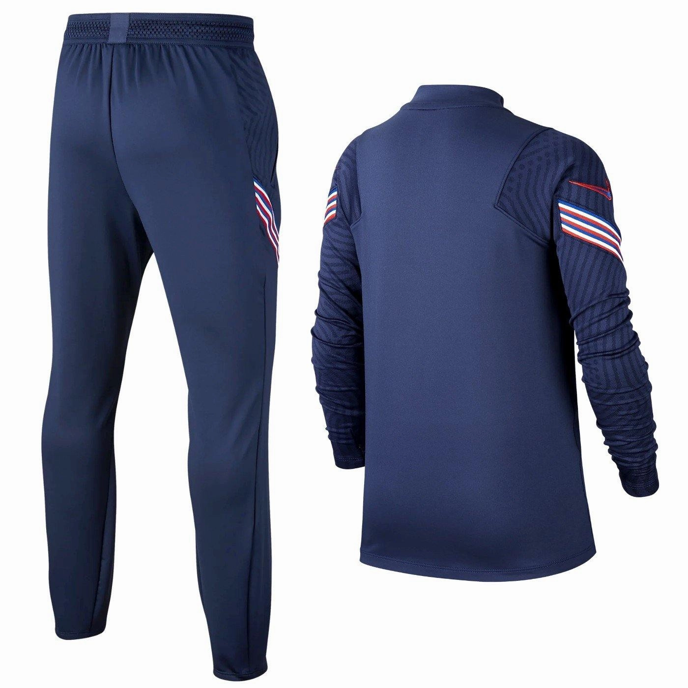 Kids - England training technical Soccer tracksuit 2020/21 navy - Nike gas Color Retention