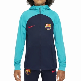 fantasy Kids - FC Barcelona hooded presentation Soccer tracksuit 2022/23 - Nike