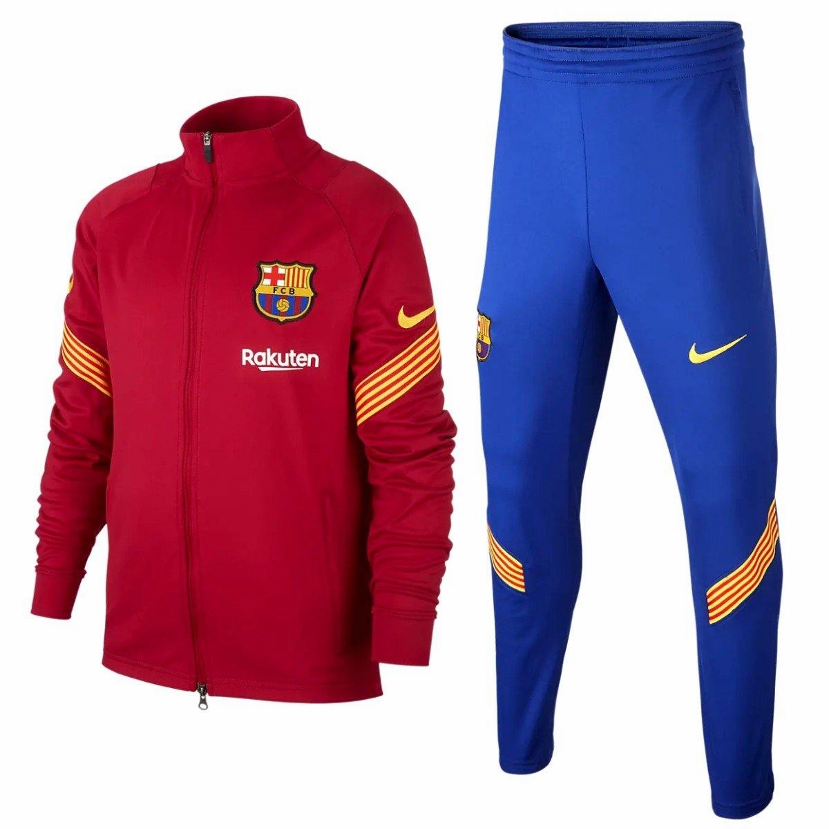 Stylish Comfort Kids - FC Barcelona training presentation Soccer tracksuit 2020/21 - Nike