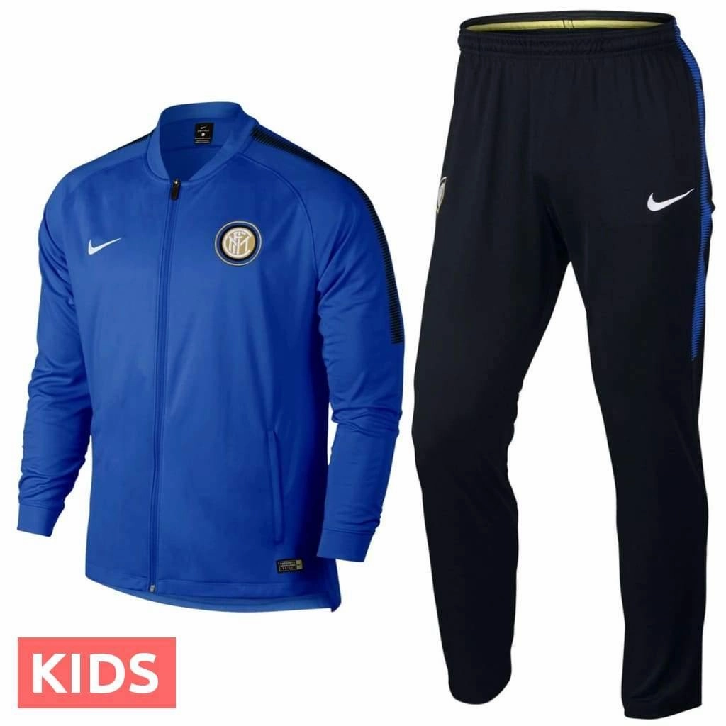Kids - Inter Milan Training Presentation Soccer Tracksuit 2017/18 - Nike Necklace
