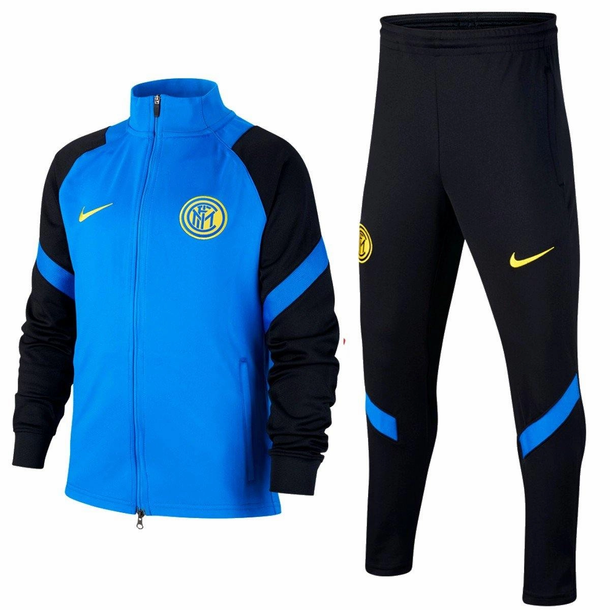 vintage store Contoured Seam Placement Kids - Inter Milan training presentation Soccer tracksuit 2020/21 - Nike