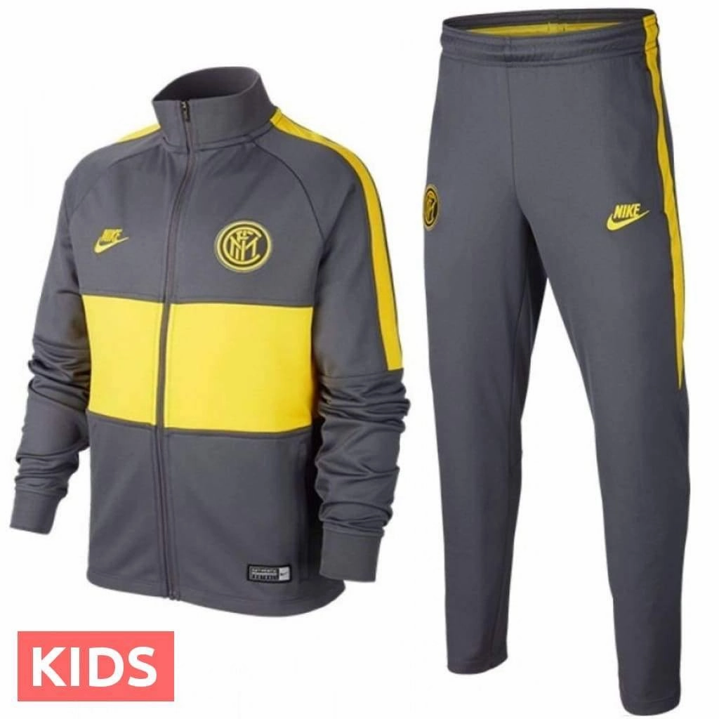 Kids - Inter Milan UCL training presentation Soccer tracksuit 2019/20 - Nike patch venue Skiing