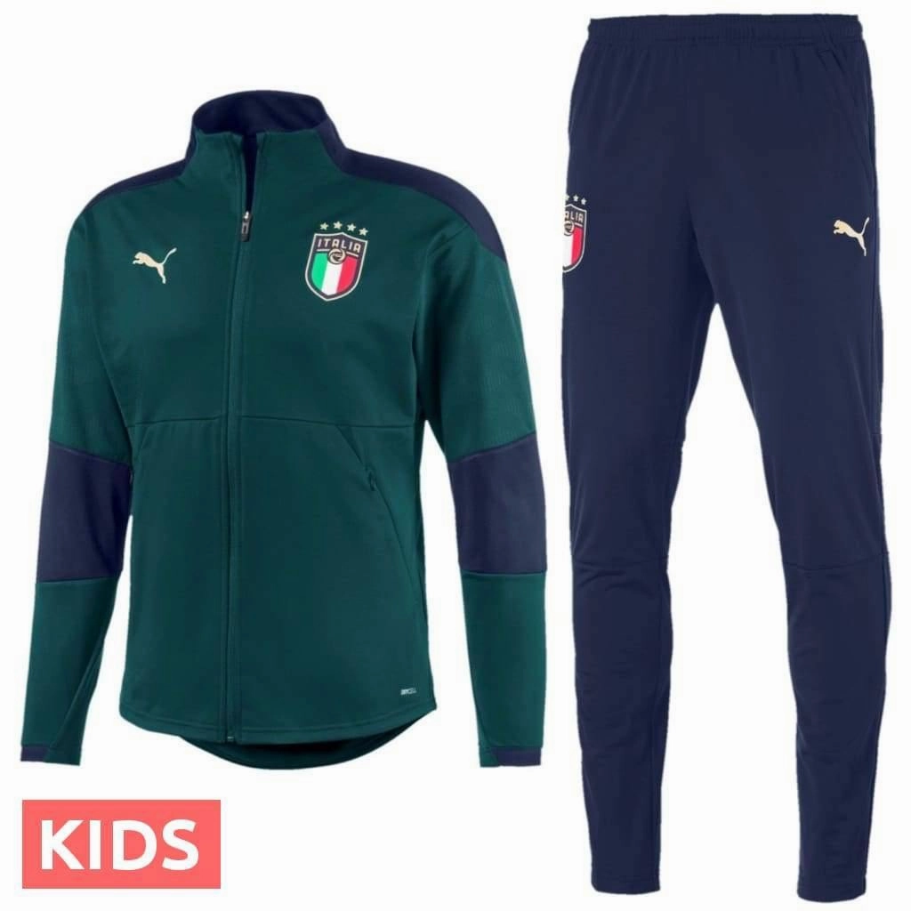 attention-grabbing EVA Molded Sockliner Kids - Italy national team green training Soccer tracksuit 2019 - Puma