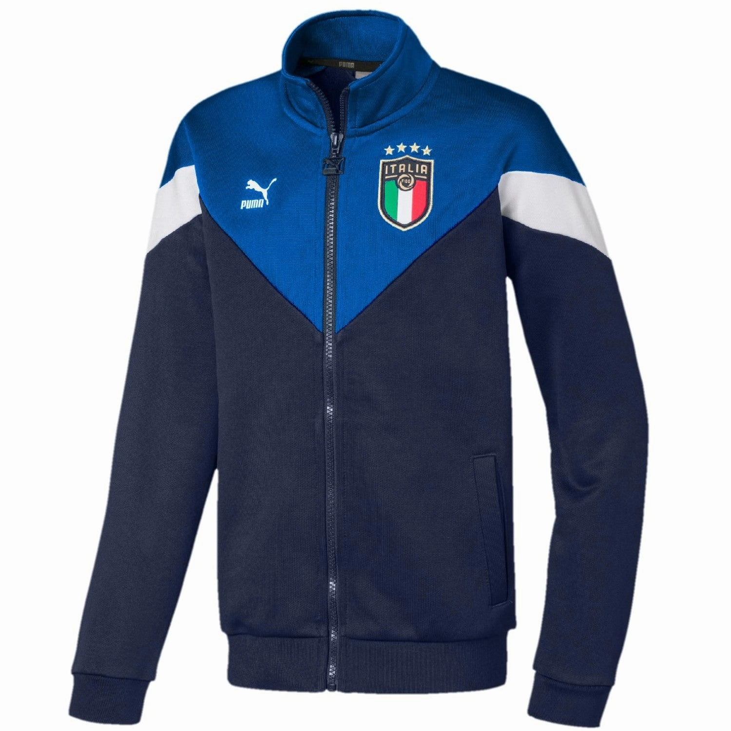 stress relief Kids - Italy navy Iconic Fans presentation Soccer tracksuit 2020 - Puma