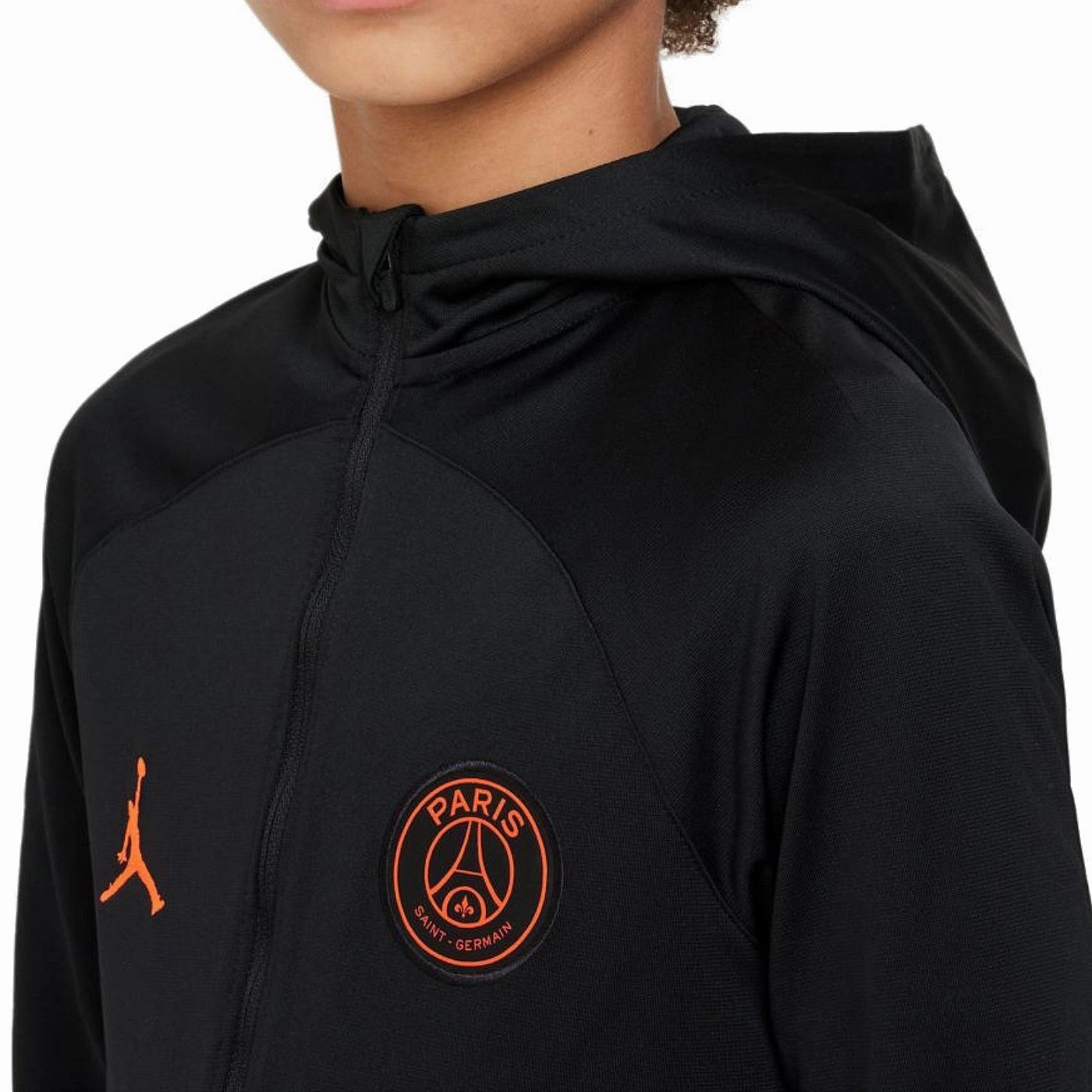 Recycled materials Adjustable Tension Systems Kids - Jordan x PSG Soccer black training presentation tracksuit 2022/23 - Jordan