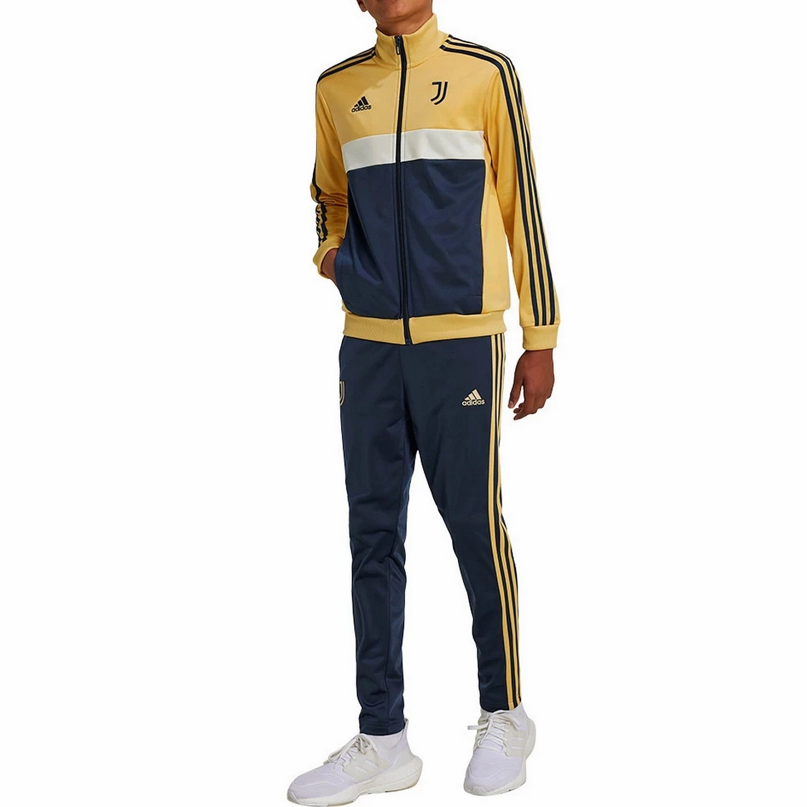 hydro power Kids - Juventus fanwear training presentation tracksuit 2024/25 - Adidas