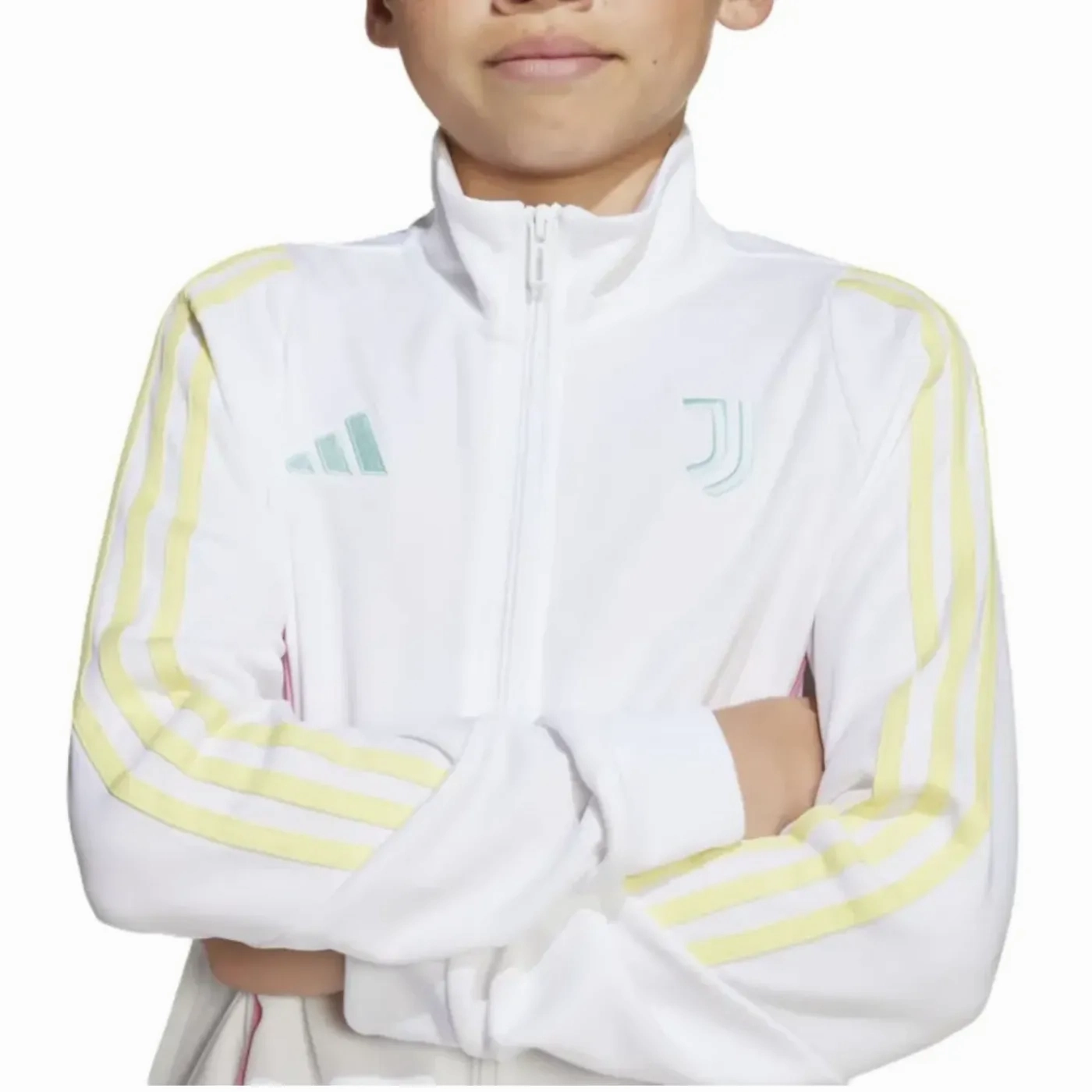 Kids - Juventus training presentation bench tracksuit 2025/26 - Adidas Dynamic Flex Panels