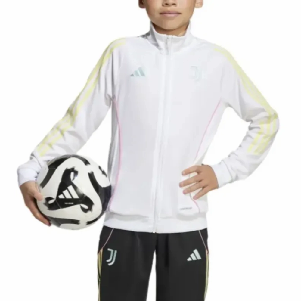 Fashion-Forward Kids - Juventus training presentation bench tracksuit 2025/26 - Adidas