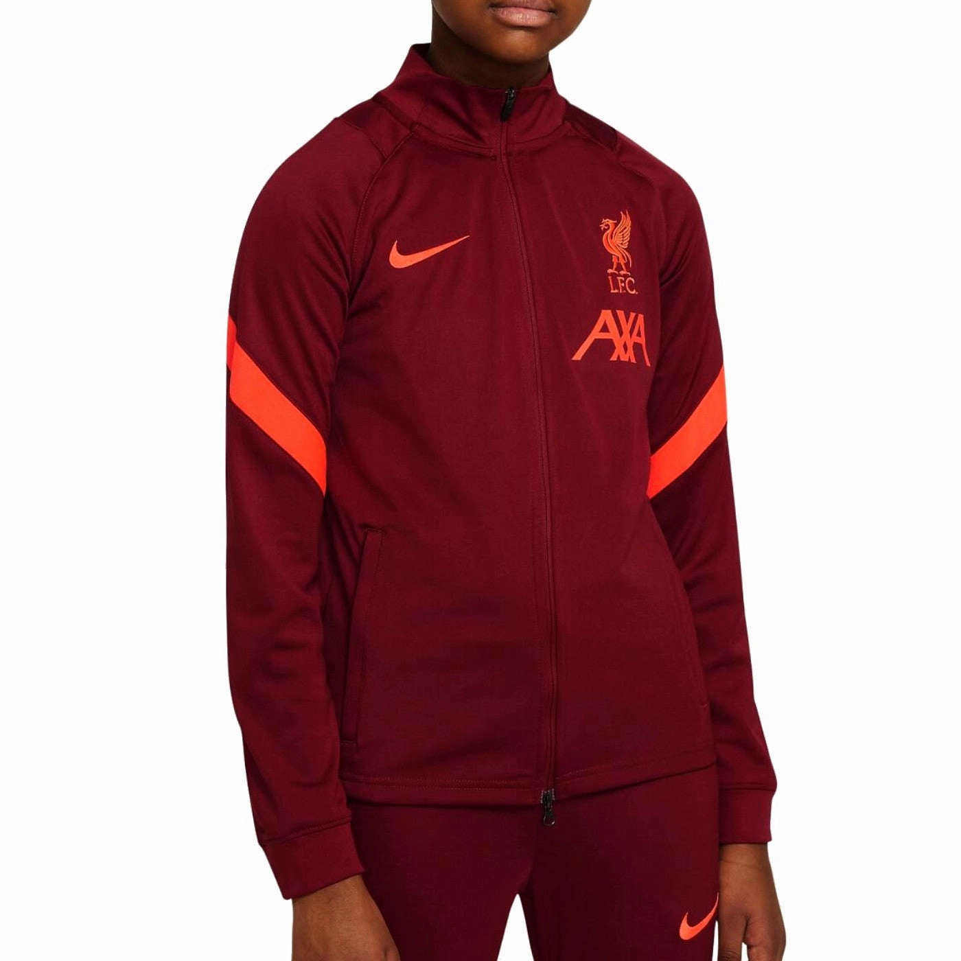 Odor-free Kids - Liverpool training presentation Soccer tracksuit 2021/22 - Nike