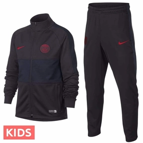 QuickDry Material Ready To Move Kids - Paris Saint Germain presentation soccer tracksuit 2019/20 - Nike
