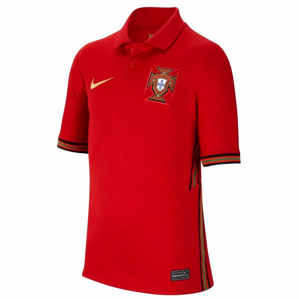 Kids - Portugal national team Home soccer jersey 2021/22 - Nike Autumn Wear