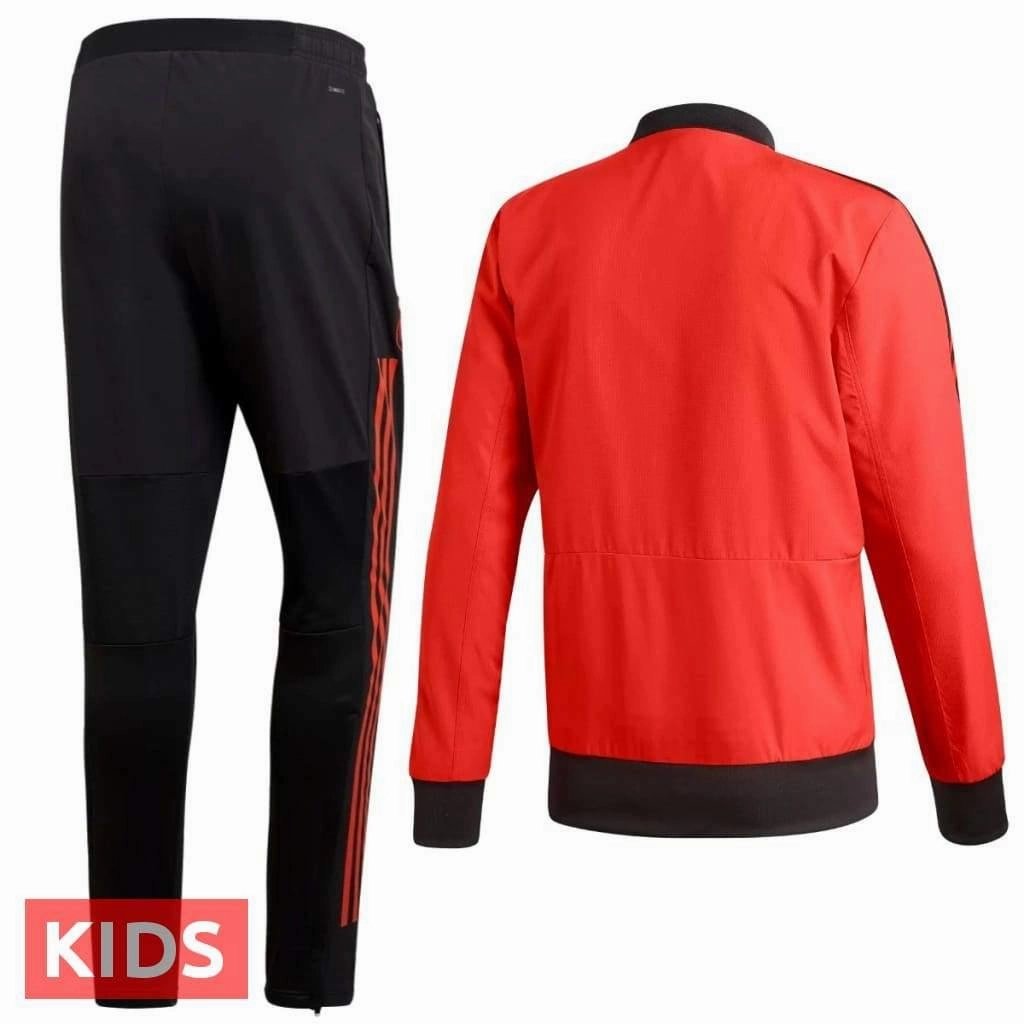 Kids - Real Madrid training presentation soccer tracksuit UCL 2018/19 - Adidas darts bar convenience venue