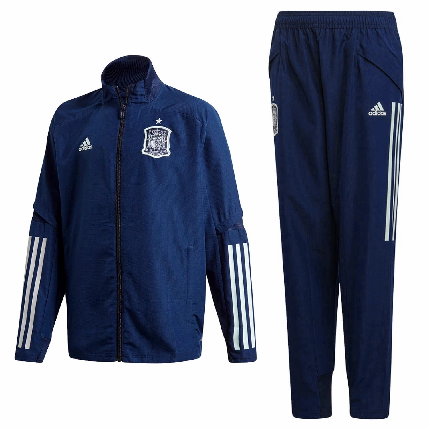 clearance Kids - Spain navy presentation Soccer tracksuit 2020/22 - Adidas