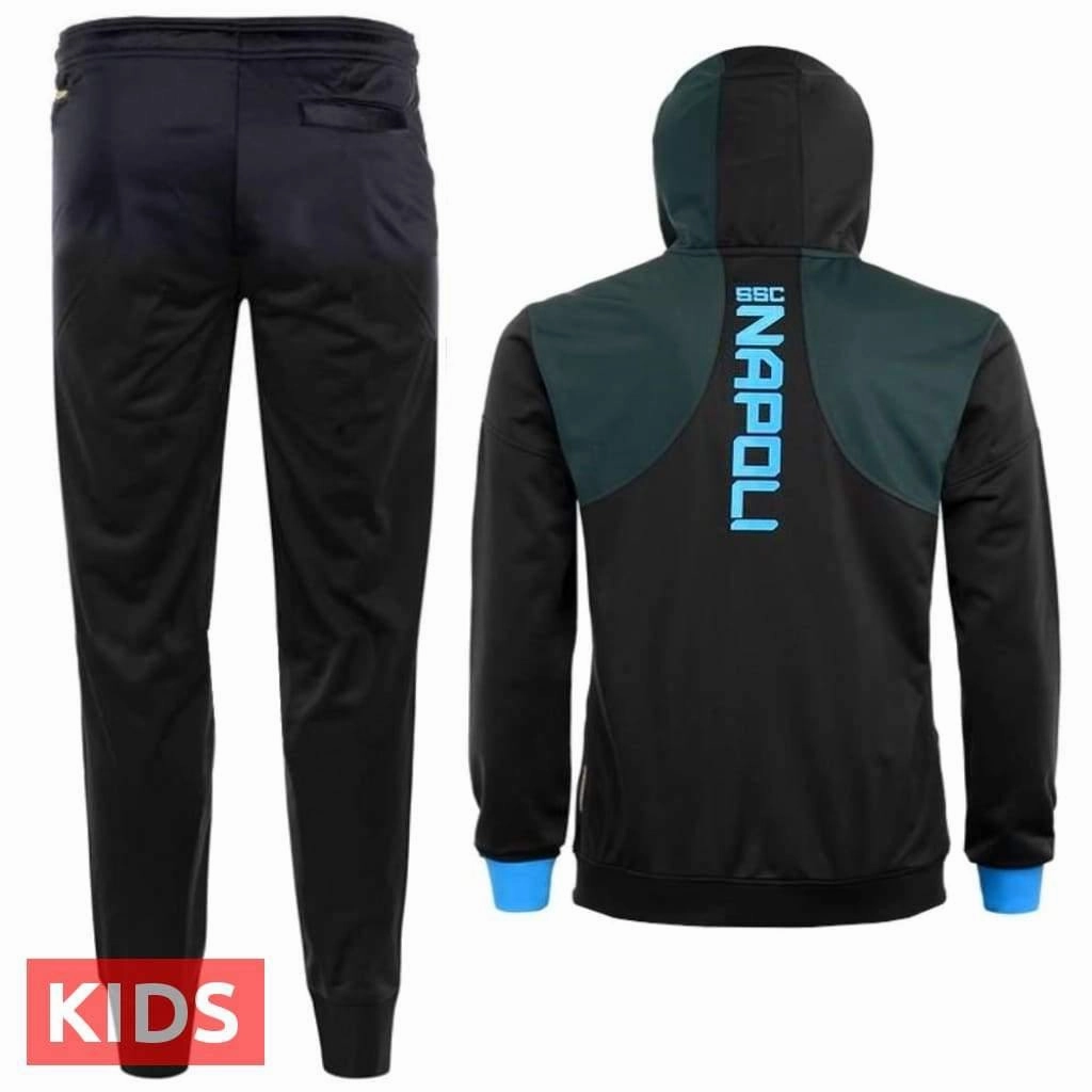 DualLayerInsulation Animal Print Kids - SSC Napoli dark blue hooded presentation soccer tracksuit 2018/19 - Kappa