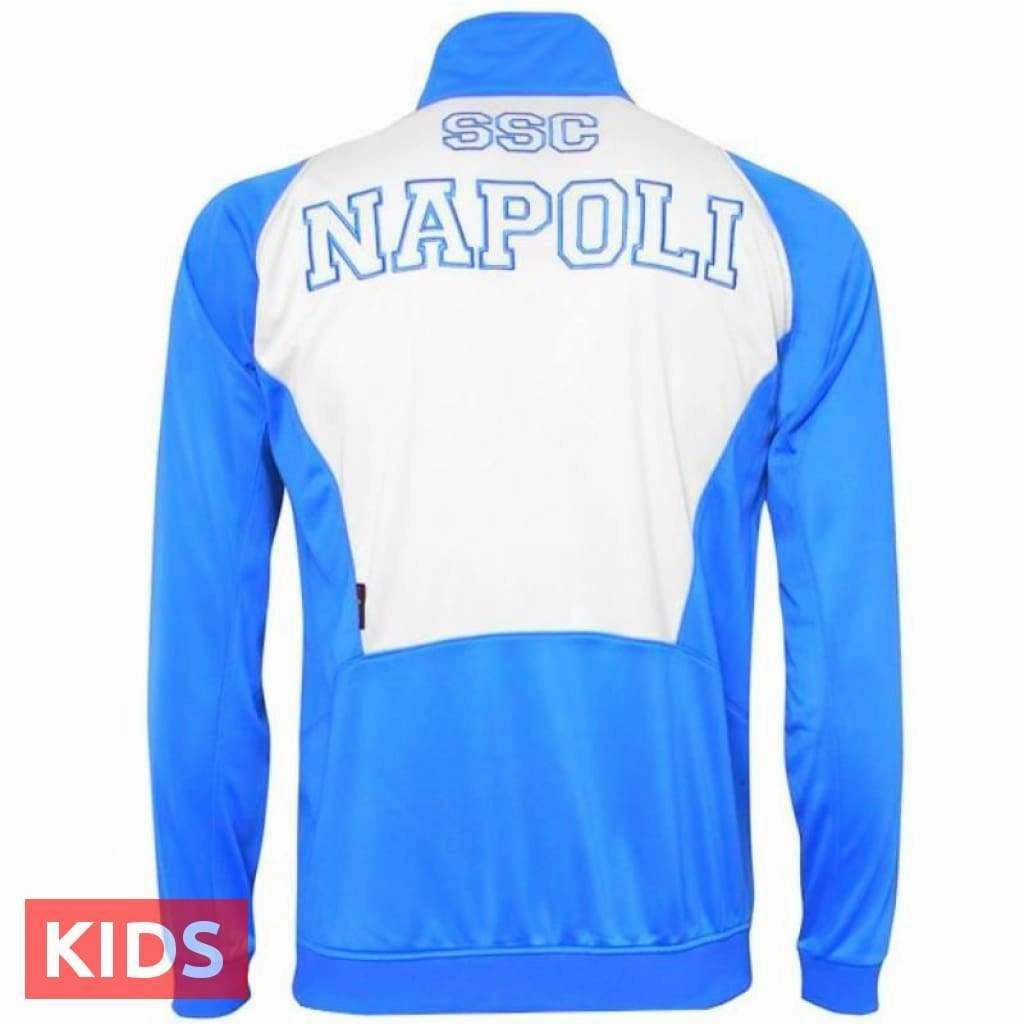 Kids - SSC Napoli light blue training Soccer Tracksuit 2016/17 - Kappa AbrasionBuffering Padding Cologne